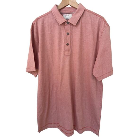 LinkSoul Golf Polo Mens Size XL TEMPUS FUGIT Short Sleeves Collared 100% Cotton - Picture 1 of 7